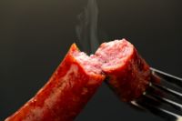 3種のソーセージ調理